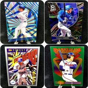Los Angeles Dodgers Freddie Freeman Finest and Numbered Inserts